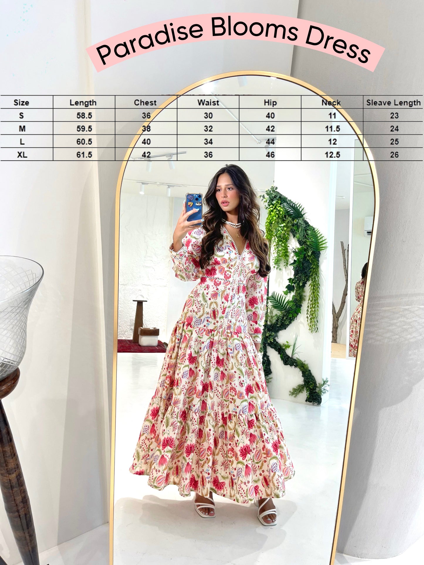 Paradise Blooms- Haute couture