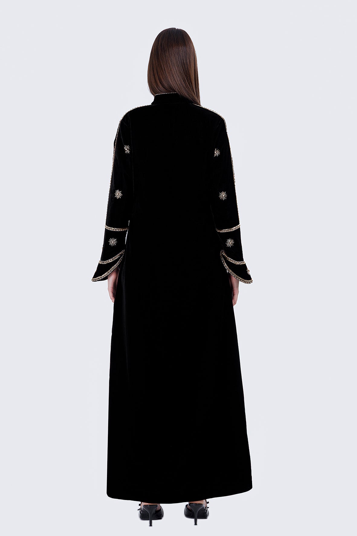AURA LONG COAT-BlACK