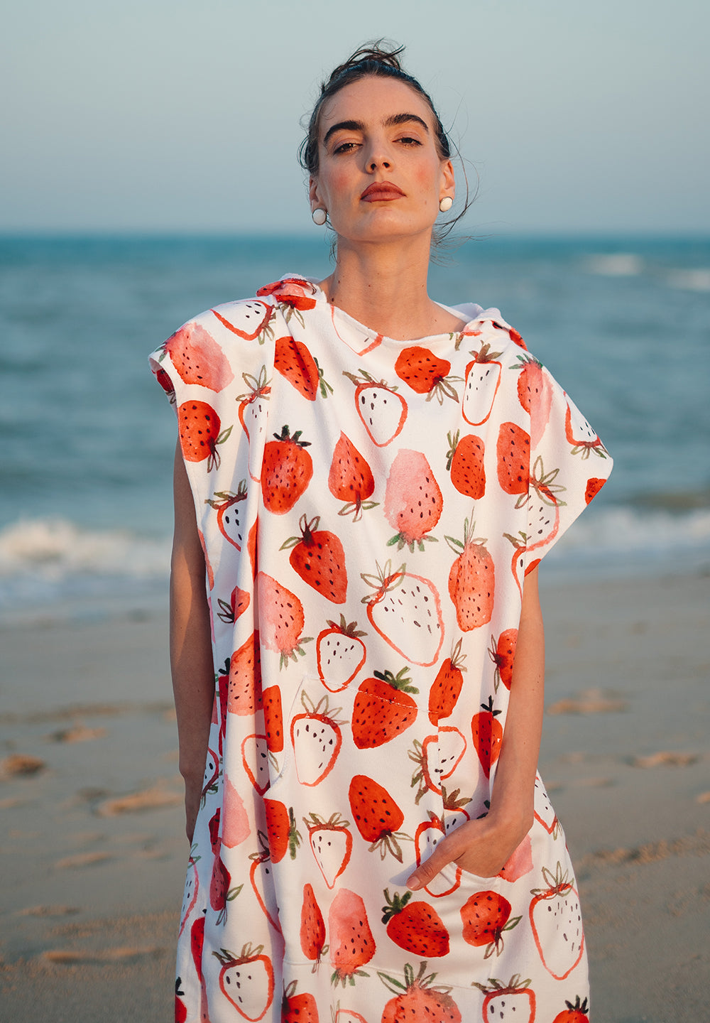 strawberry Hoodie Towel