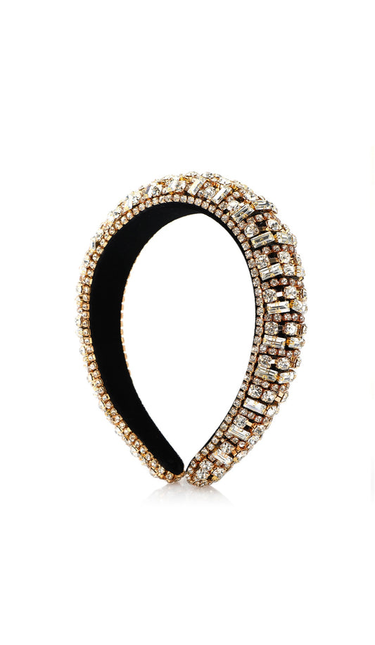 Princess crystal Headband - Gold