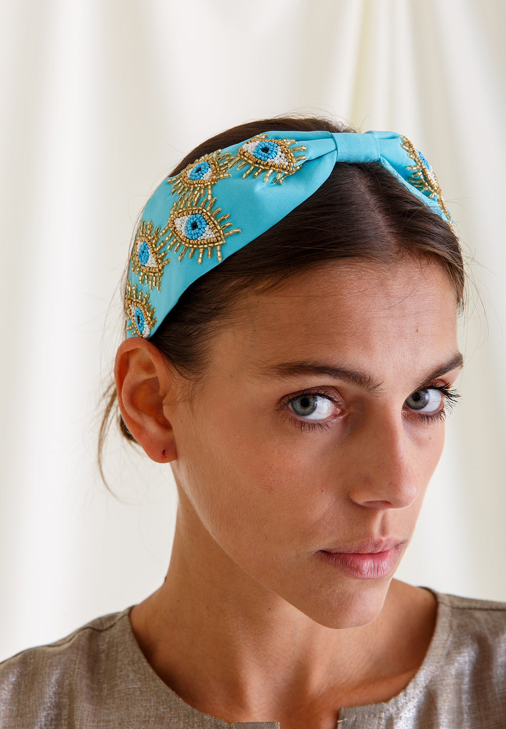 Blue eye Headband ( Hand Made )