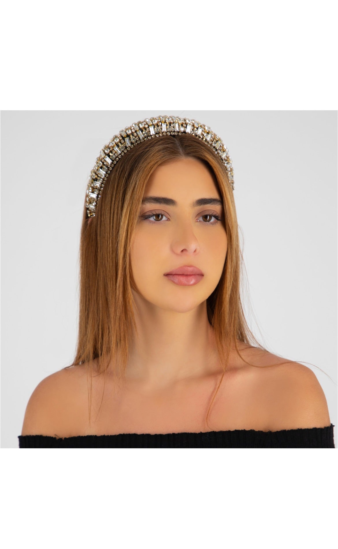 Princess crystal Headband - Gold