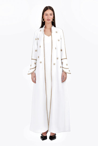 AURA LONG COAT-WHITE
