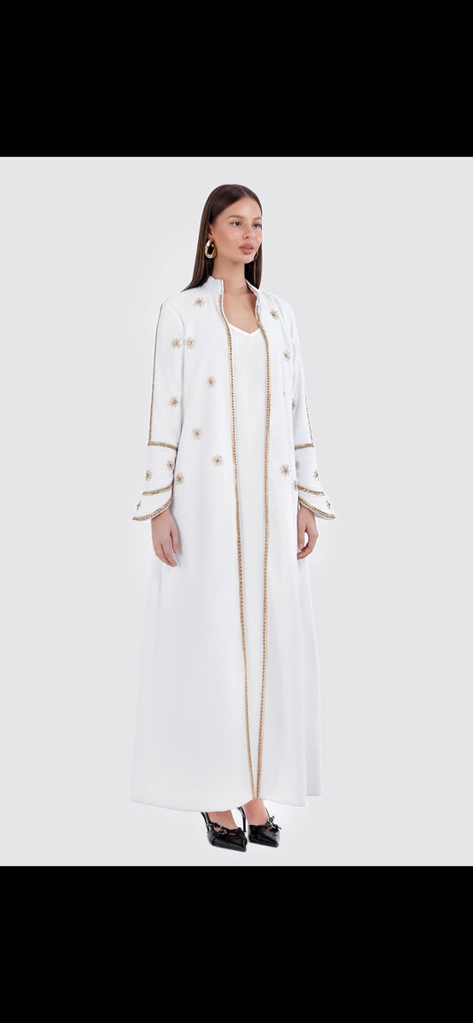 AURA LONG COAT-WHITE