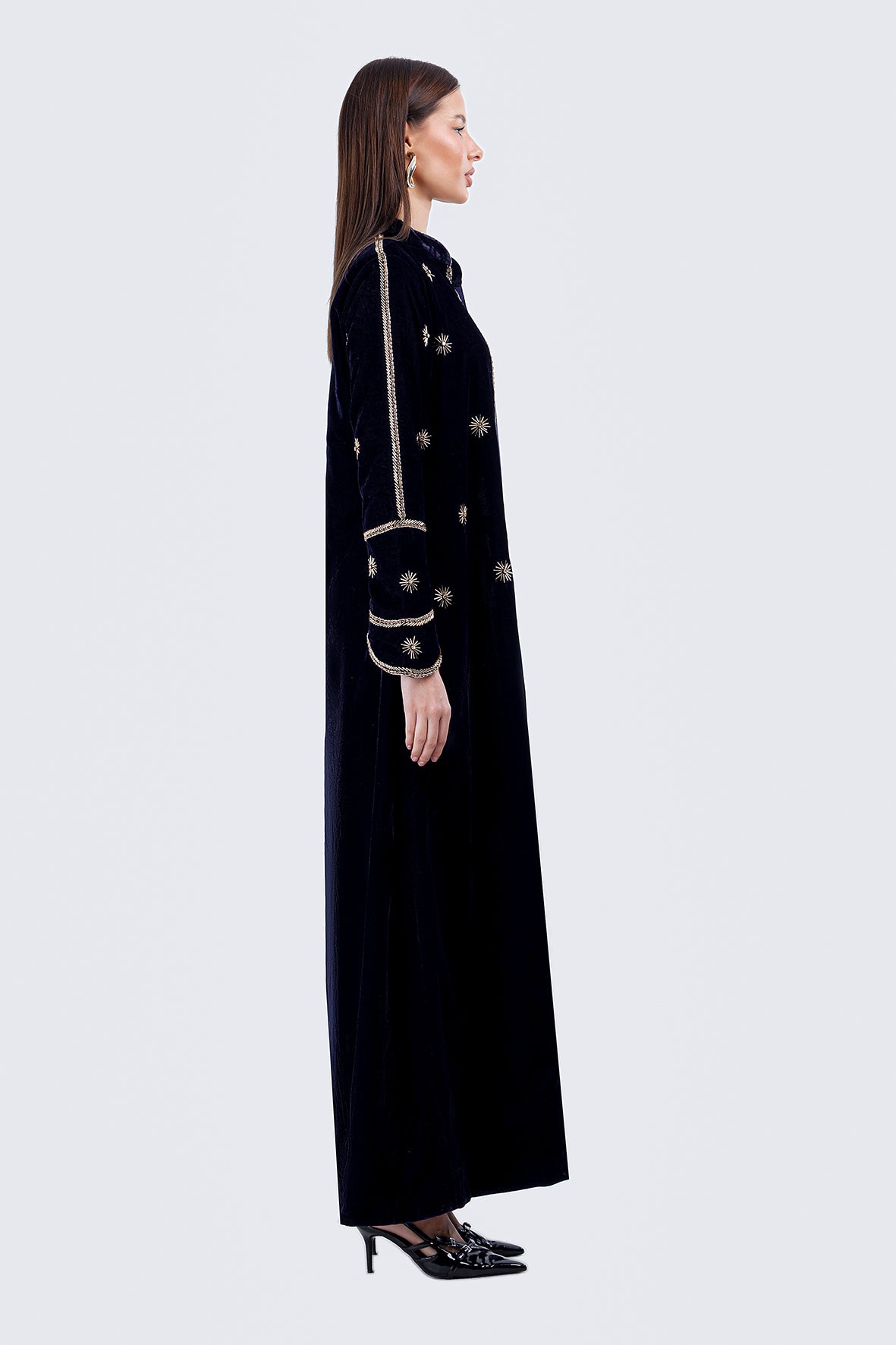 AURA LONG COAT-NAVY
