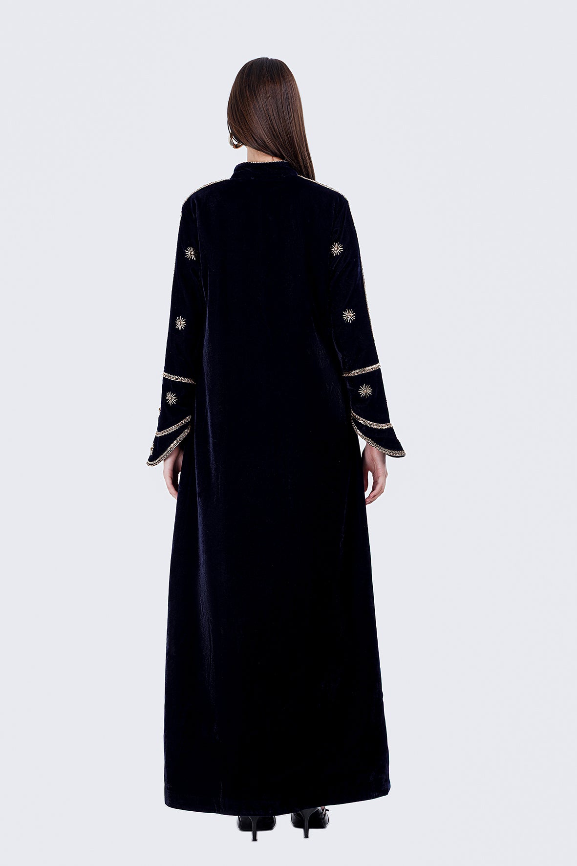 AURA LONG COAT-NAVY