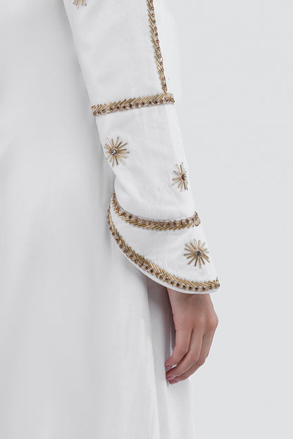 AURA LONG COAT-WHITE