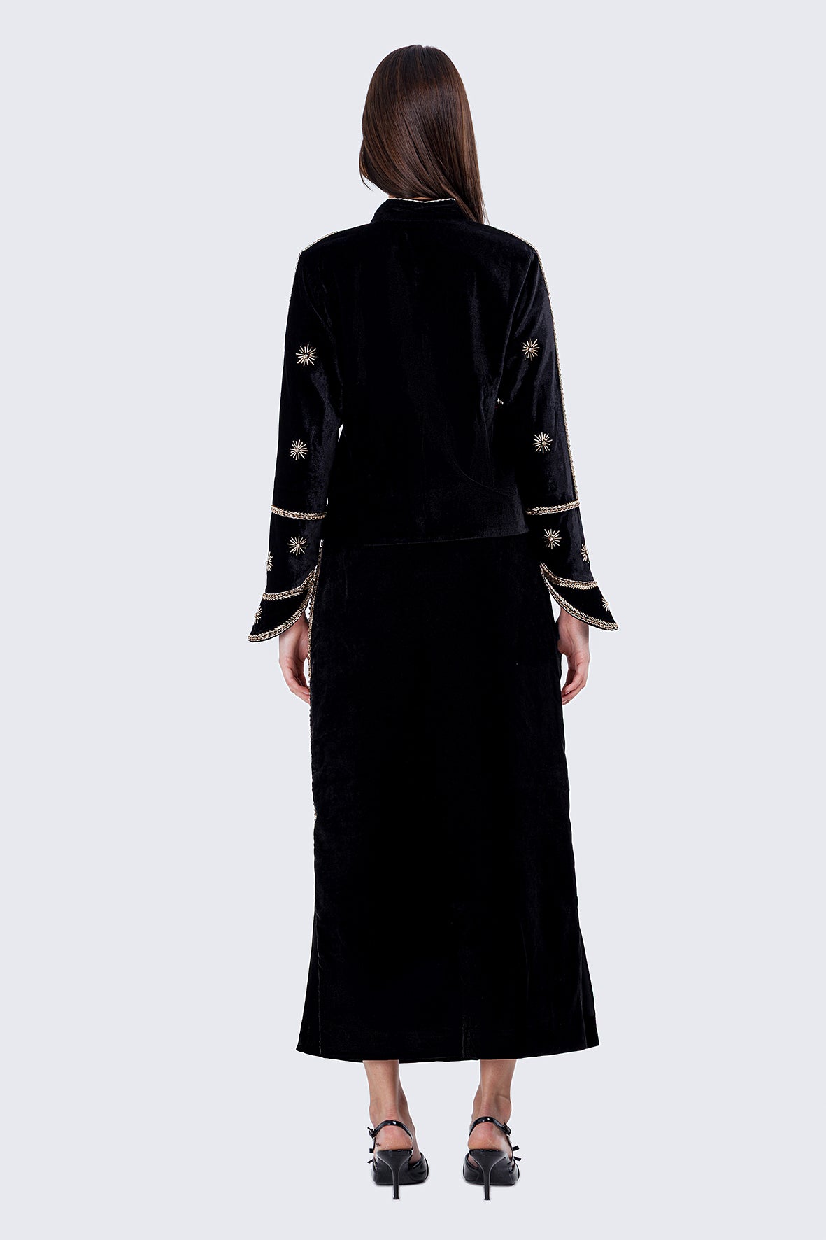 Aura black jacket ( Haute couture )