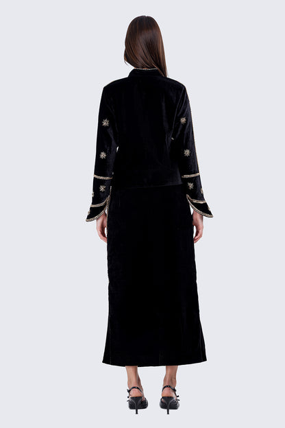 Aura black jacket ( Haute couture )