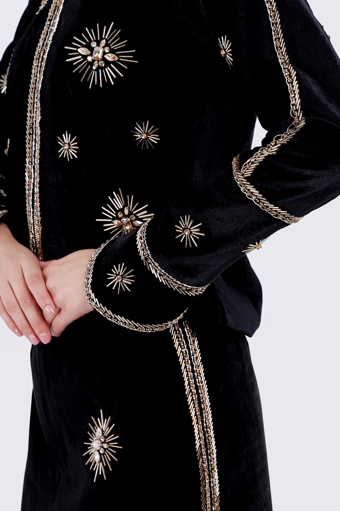 Aura black jacket ( Haute couture )