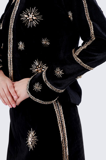 Aura black jacket ( Haute couture )