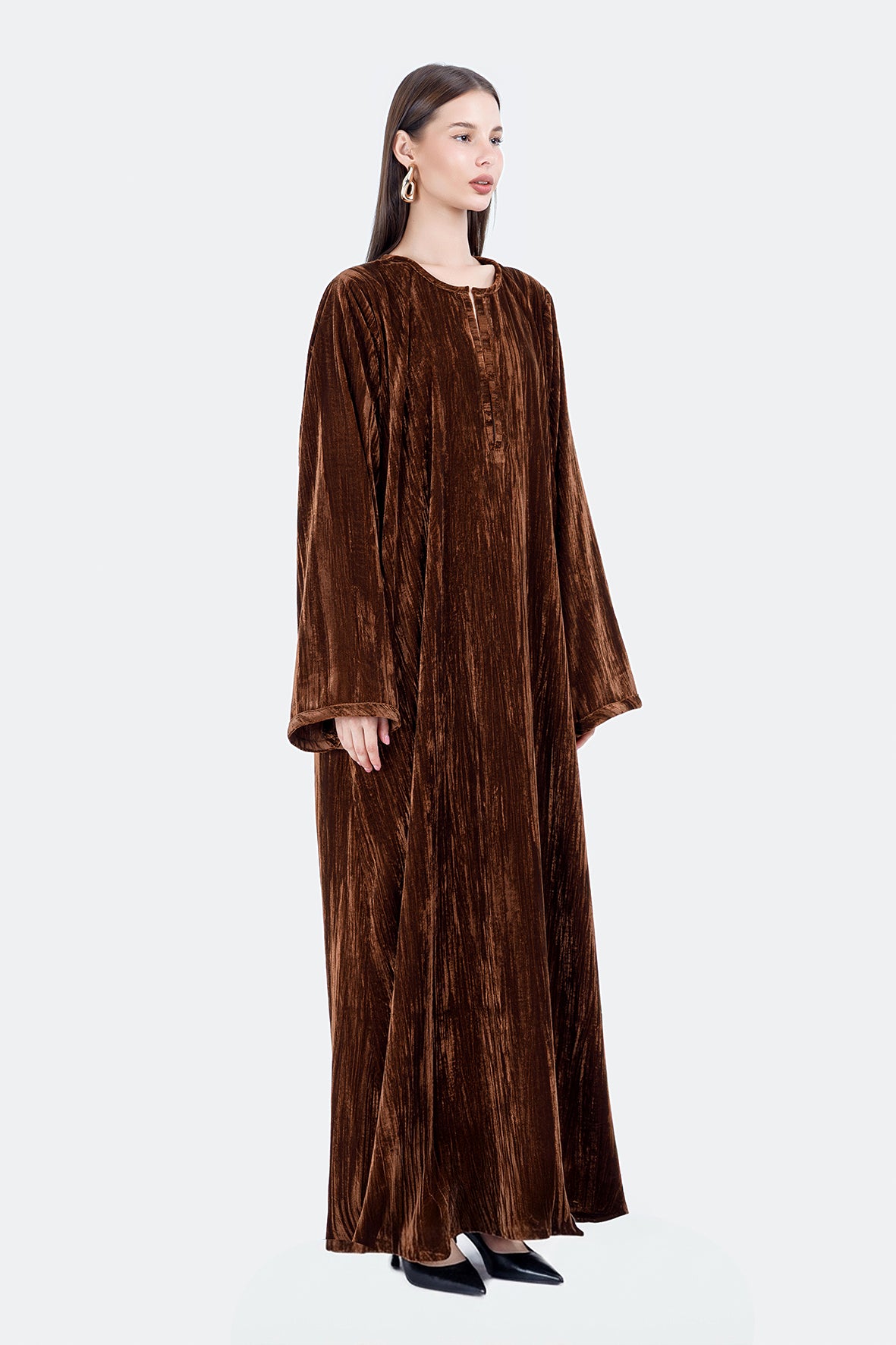 VELVET JALABIA-BROWN