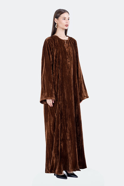 VELVET JALABIA-BROWN