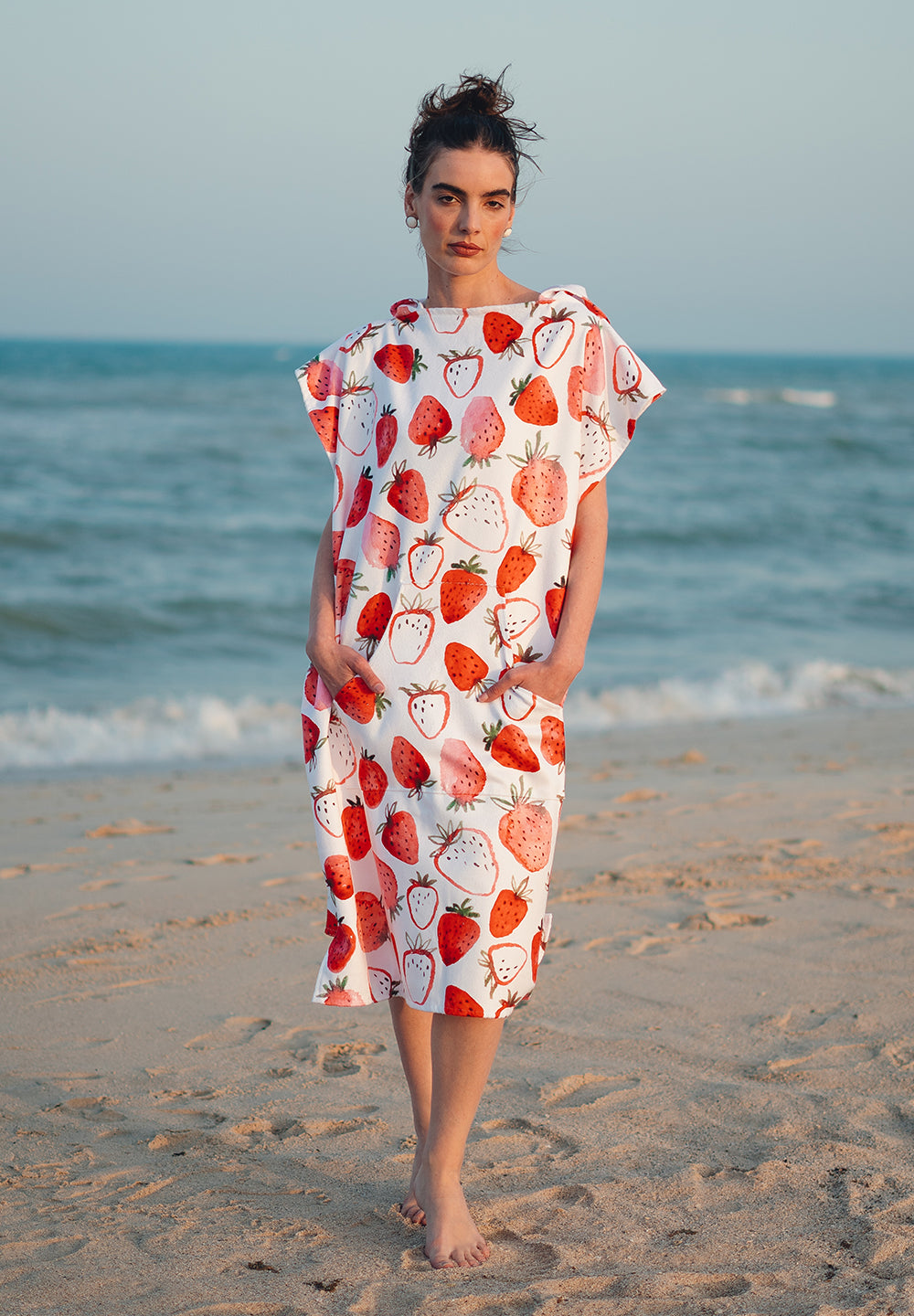 strawberry Hoodie Towel
