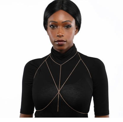 Body-chain with Pendant -Gold