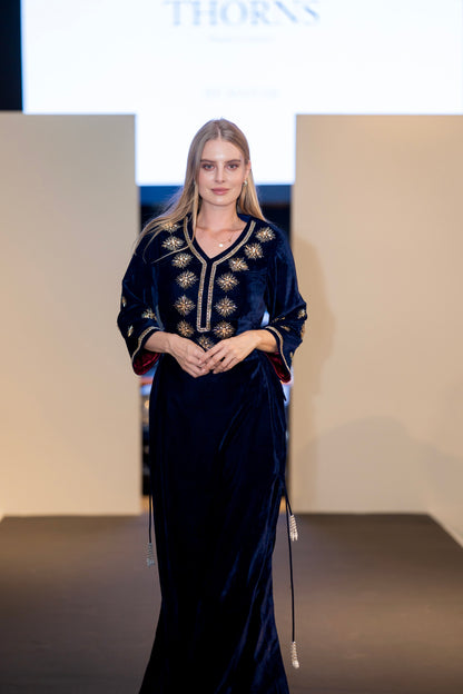 Runway kaftan in- Navy Blue