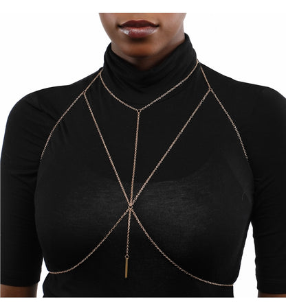 Body-chain with Pendant -Gold