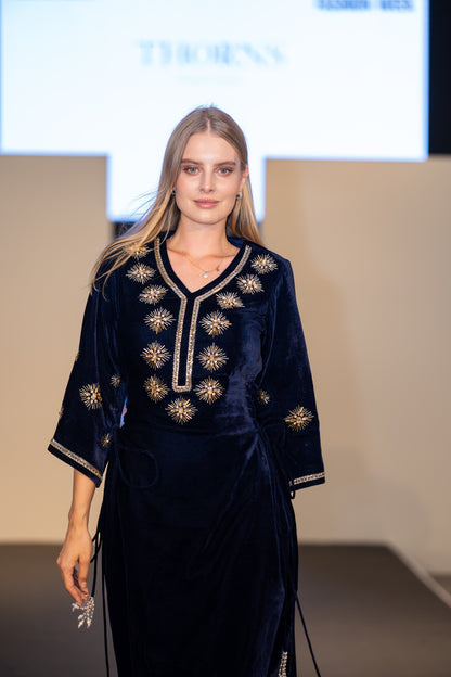 Runway kaftan in- Navy Blue