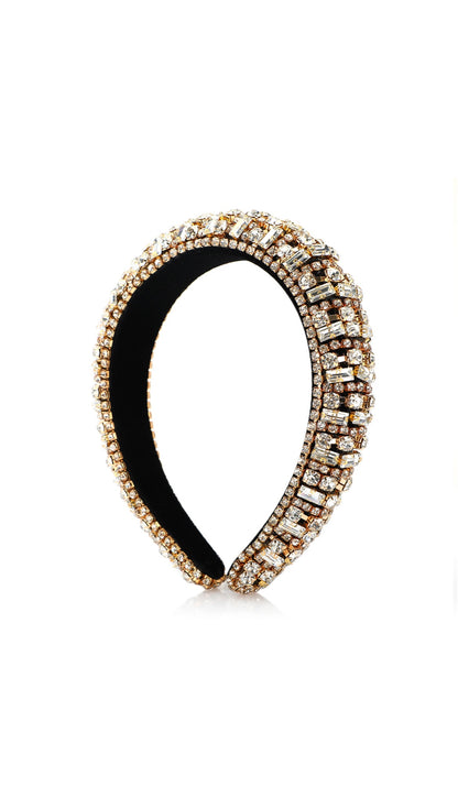 Princess crystal Headband - Gold