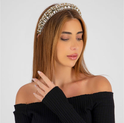 Princess crystal Headband - Gold