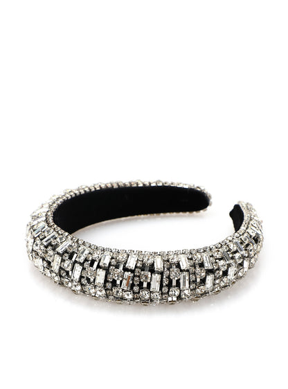 Princess crystal Headband Silver