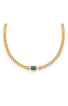 Chain chocker - Gold&Green