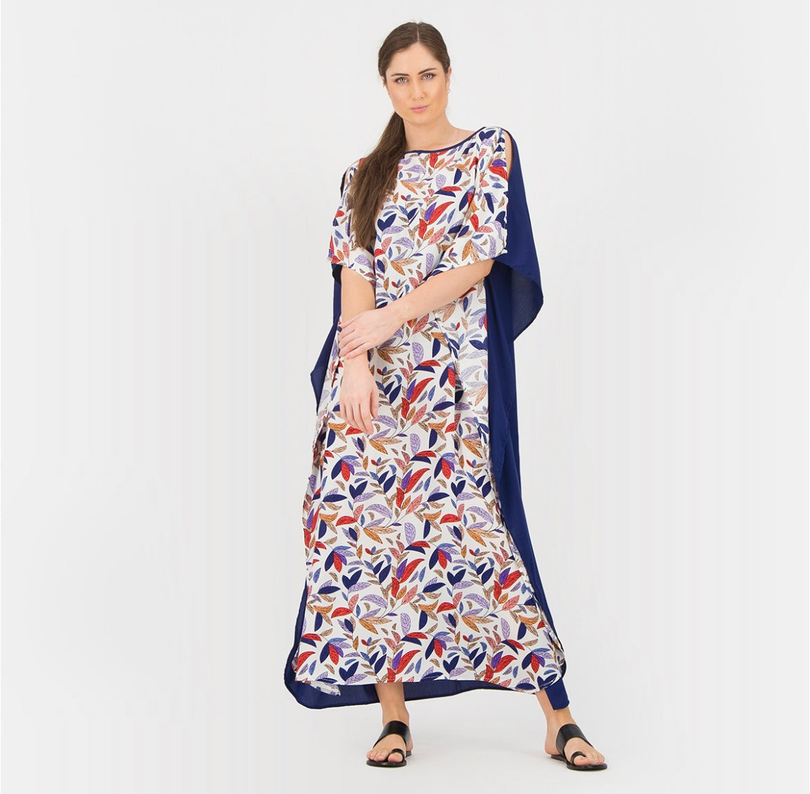 Cotton Kaftan - Navey
