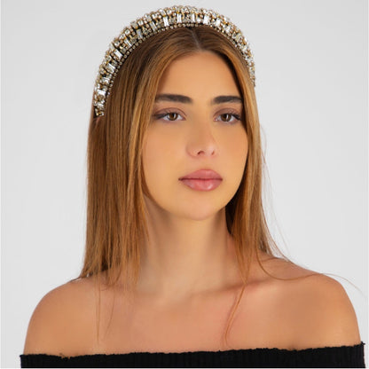 Princess crystal Headband - Gold
